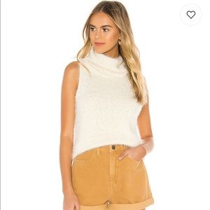 Show me your Mumu sleeveless turtleneck tank